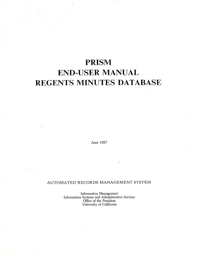 Prism End-User Manual