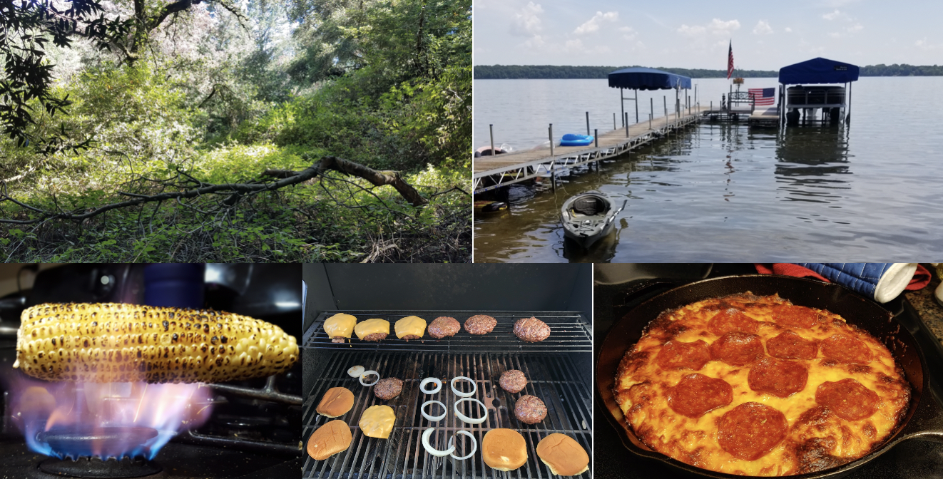 Independence Day Photo Collage: outdoors & food!