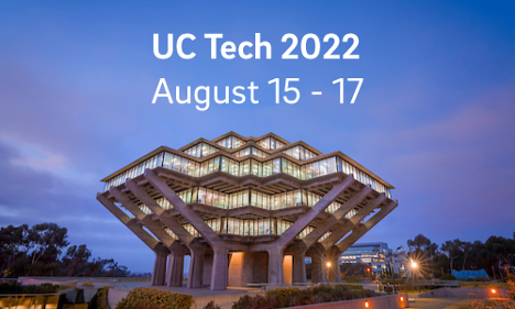 Geisel Library at UCSD, UC Tech 2022, August 15-17