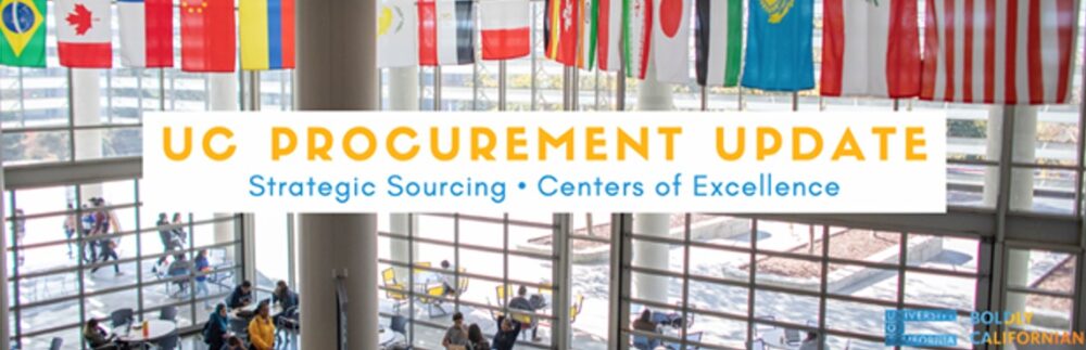 Procurement Update: Strategic Sourcing - Centers of Excellence