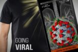 Going Viral text with image of COVID-19 virus