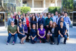 The phase 3 SILS project team in 2018 in front of UC San Diego's Geisel Library for the phase 3 kickoff.