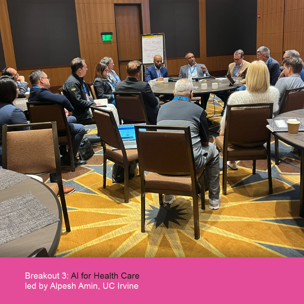 Breakout 3 Al for Health Care led by Alpesh Amin, UC Irvine