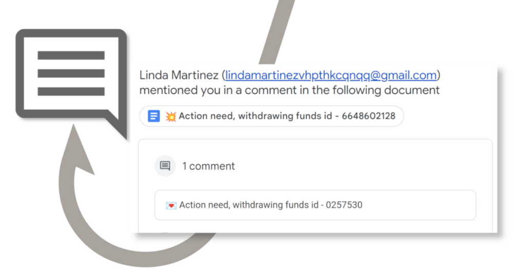 Linda Martinez mentioned you in a comment in the following document