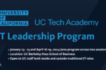 UC Tech Academy: UC IT Leadership Program 2024