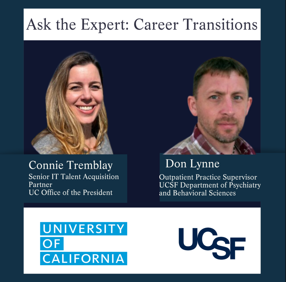 Ask the Expert: Career Transitions with Connie Tremblay and Don Lynne