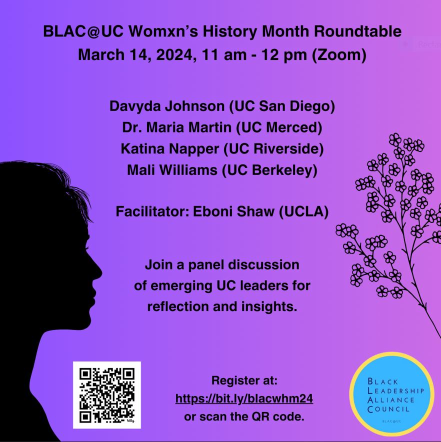BLAC@UC Women's History Month Panel