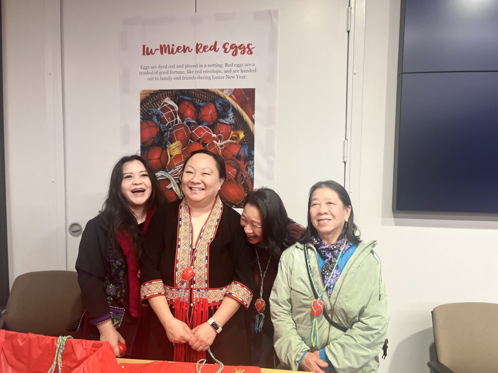 Smiling group of Lu-Mien red egg makers