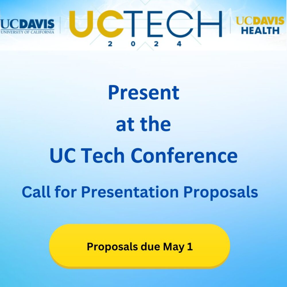 Present at UC Tech Conference