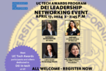 UC Tech Awards Program DEI Leadership Networking Event on 4/17 - All Welcome - Register Now!