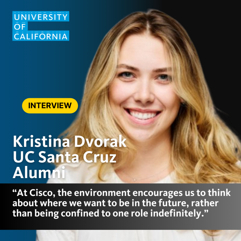 Dvorak: At Cisco, the environment encourages us to think about where we want to be in the future, rather than being confined to one role indefinitely.